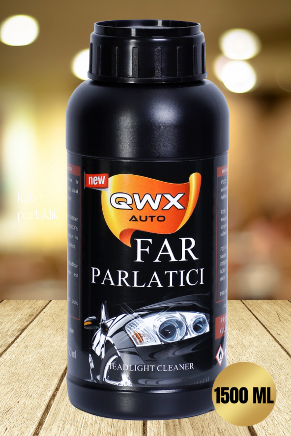 Buharlı Far Temizleme Sıvısı, Far Kimyasalı, Far Parlatıcı, Kloroform, Araba Farı Parlatıcı  1,5 Kg