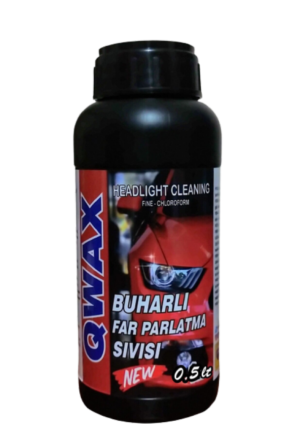 Buharlı Far Temizleme Sıvısı, Far Kimyasalı, Far Parlatıcı, Kloroform, Araba Farı Parlatıcı 500ml