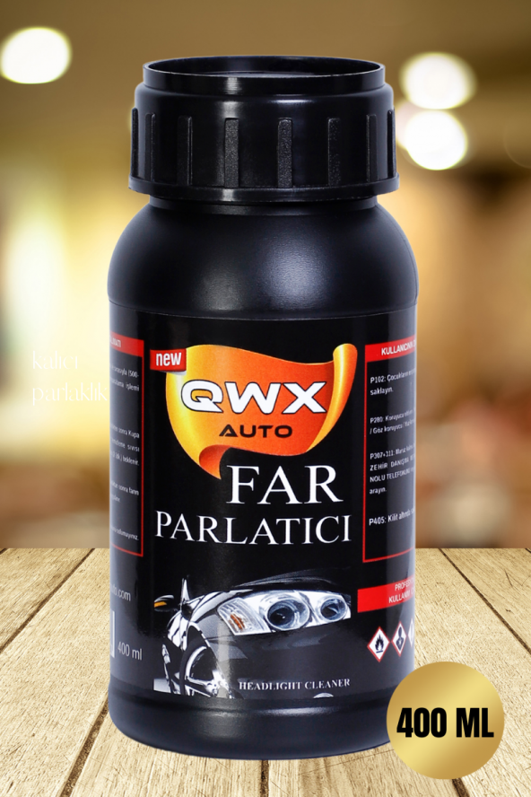 Kloroform Far Temizleme Sıvısı Buharlı Araba Far Temizleme Solüsyonu  400 ml