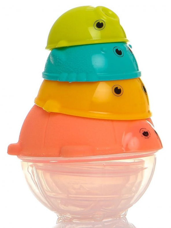 Zuzu Toys İç İçe Geçmeli Kaplar 3in1 4074 Bebek Oyuncağı - 2