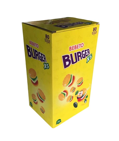 Bebeto Burger Xs Şekerleme 10 Gr 80 Adet - 2