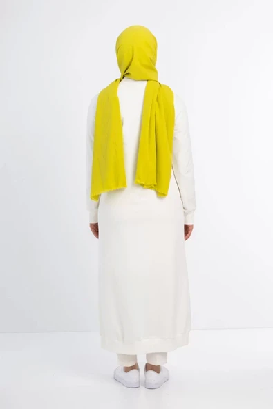 Çıtçıtlı İnce İpeksi İki İplik Kap - Ekru - 8