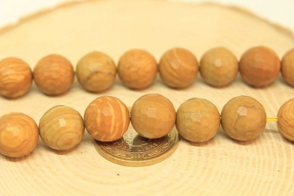 Jasper Taşı YARIM Dizi 12-13mm Aralığı (25875) (18cm uzunluğundadır) - Resim 2