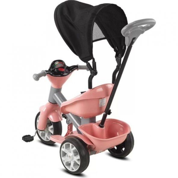 BABYHOPE 121 BOBO SPEED TENTELİ(PEMBE-GRİ) - 3