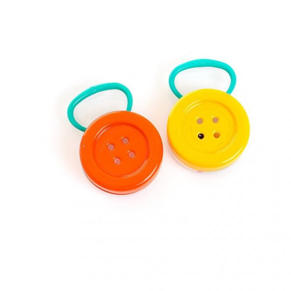 Zuzu Toys Düğme Çıngırak 2li 4118, Bebekler İçin Çıngırak - 2