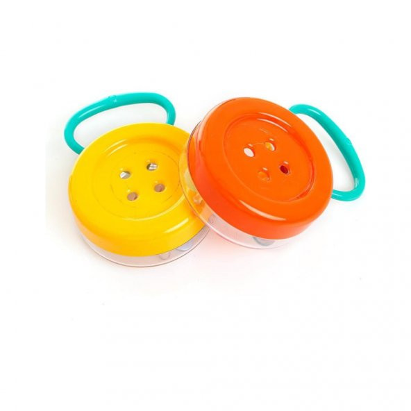 Zuzu Toys Düğme Çıngırak 2li 4118, Bebekler İçin Çıngırak - 3