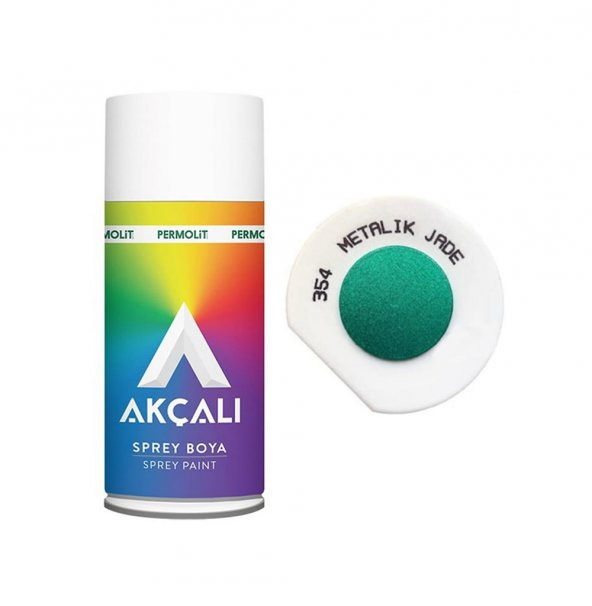 Akçalı Sprey Boya 354-METALİK JADE 400 ml