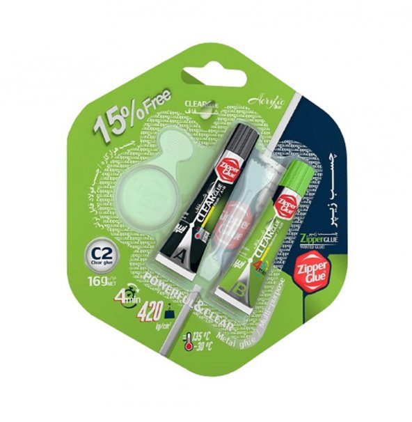 ZİPPER GLUE İran Yapıştırıcı Çelik Yapıştırıcı 16 Gr