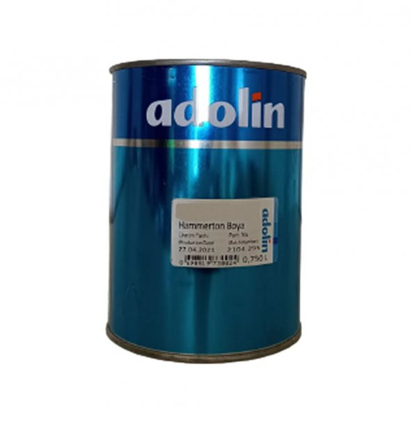 ADOLİN HAMMERTON Metal ve Çelik Kapı Boyası 829 SİYAH 0,75lt