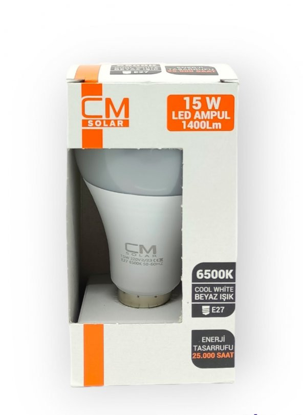 Cmsolar 15w Led Beyaz ışık Ampul E27 Duylu - 2