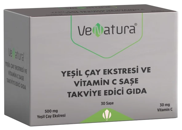 Venatura Yeşil Çay Ekstresi Ve Vitamin C 30 Saşe