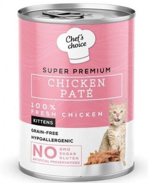Chefs Choice Tavuklu Konserve Yavru Kedi Maması 400 G ürün görseli