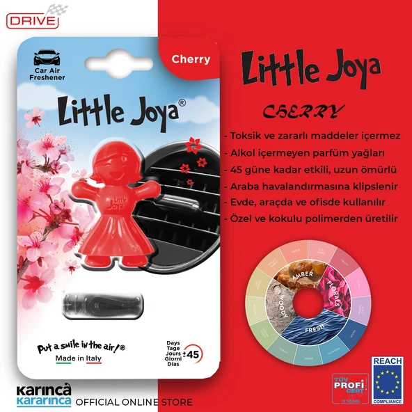 Little Joya Cherry Kalorifere Geçme Oto Kokusu Kiraz - 3