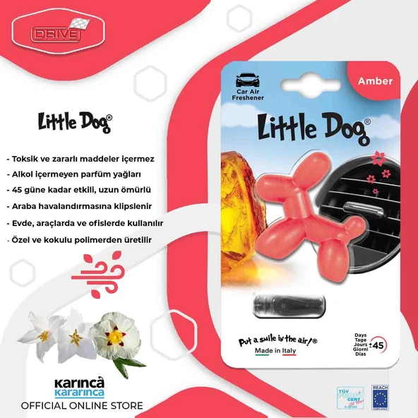 Little Dog Araba Kokusu Amber (Kehribar) - 3