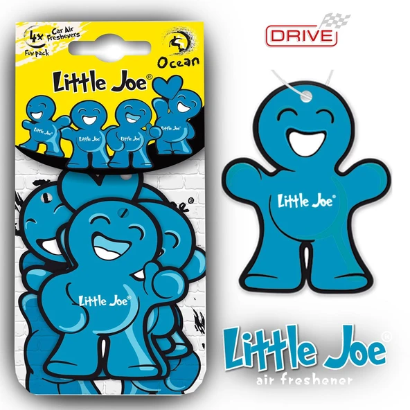 Littlle Joe Blue Ocean Ayna Altı Asma Koku Okynaus Mavisi 4 Adet - 3