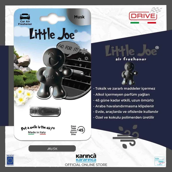 Little Joe Thums Up Musk Kalorifere Geçme Oto Kokusu Misk - 3