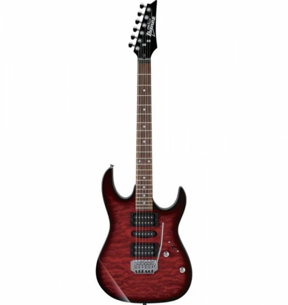 Ibanez GRX70QA-TRB Elektro Gitar (KILIF+ASKI+PENA+JAK KABLO)