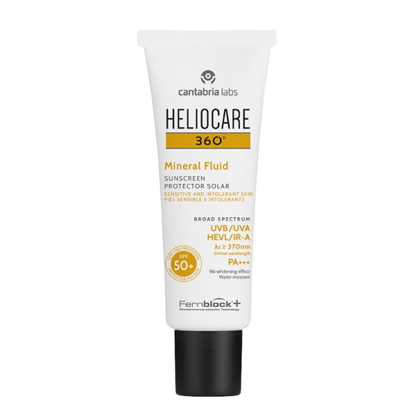 Heliocare 360 Mineral Fluid SPF+50 Güneş Koruyucu Krem 50 ml