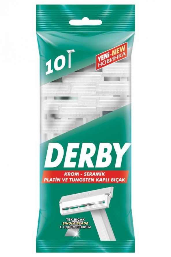 Derby Kullan-At Tıraş Bıçağı 10'lu Paket