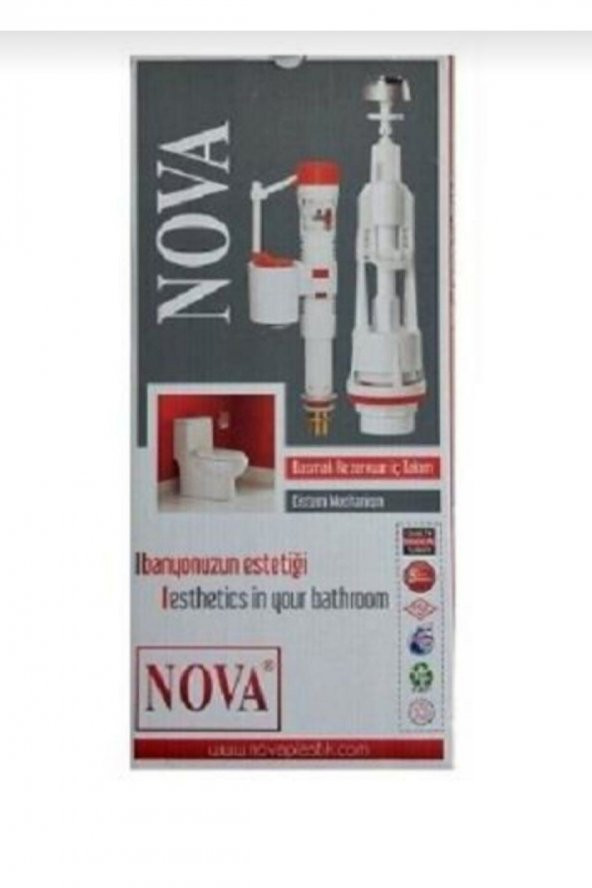 Beyaz Basmalı Klozet Iç Takım 4150