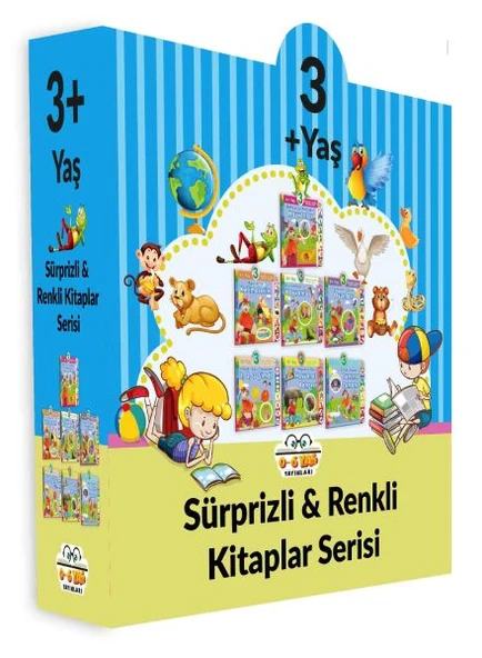 Sürprizli Renkli Kitaplar - 7 Kitap Set (3+Yaş) ürün görseli