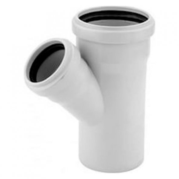 Plastherm Pvc Tek Çatal 125x100 mm