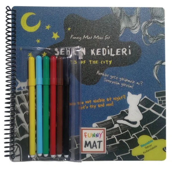 Şehrin Kedileri - Funny Mat Mini Set (Aktivite Seti) ürün görseli