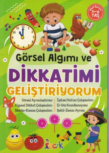 Görsel Algımı ve Dikkatimi Geliştiriyorum- 5-6 Yaş ürün görseli