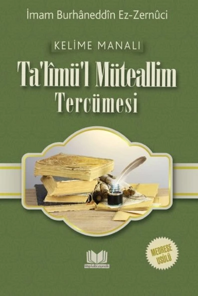 Talimül Müteallim Medrese Usulü Kelime Manalı ürün görseli