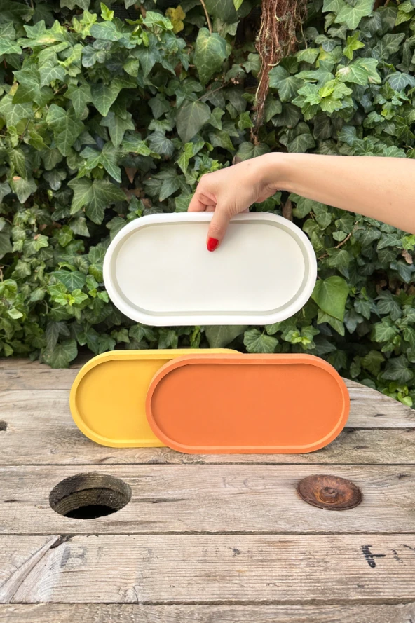 Elips Şekilli Tepsi Kalıbı (115mmx223mmx17mm) (Silikon) ( 1 Adet ) - Resim 5