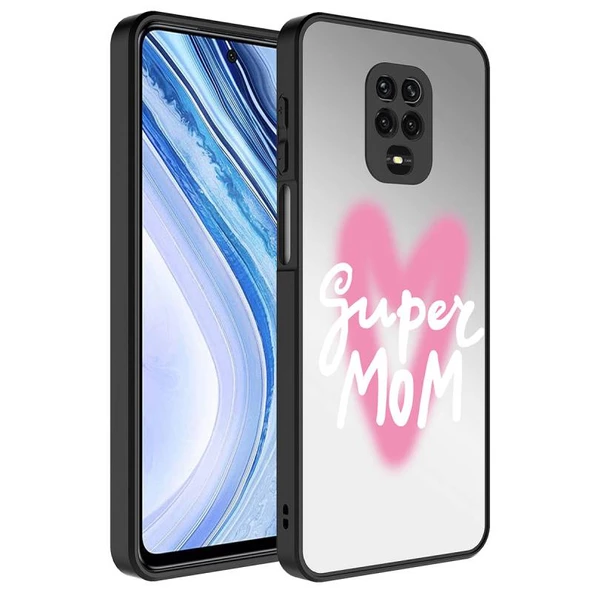 Xiaomi Redmi Note 9 Pro Aynalı Desenli Kapak Mom