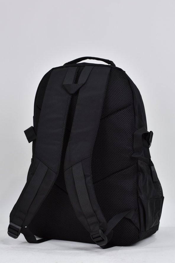 Elatae Unisex Çok Gözlü Günlük Seyahat Okul Sırt Çantası Siyah 51538 - 5