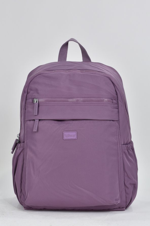 Elatae Unisex Çok Gözlü Günlük Seyahat Okul Sırt Çantası Mor 17306 ürün görseli