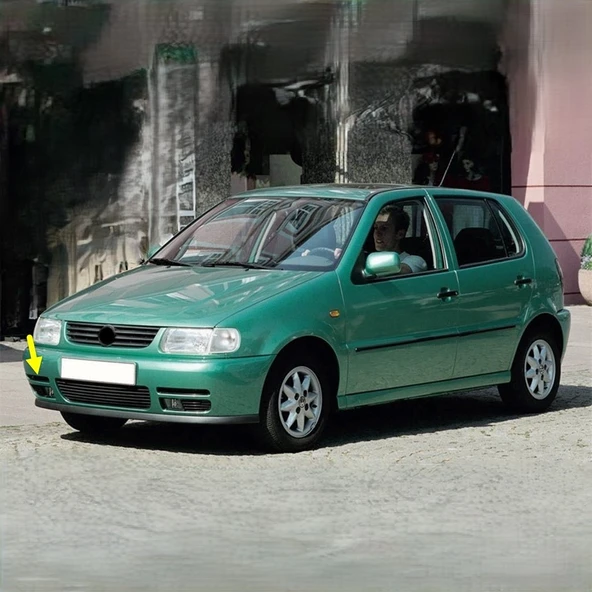 VW Polo HB 1994-1999 Ön Tampon Sağ Sis Farı Üstü Çıtası 6N0853666A ürün görseli