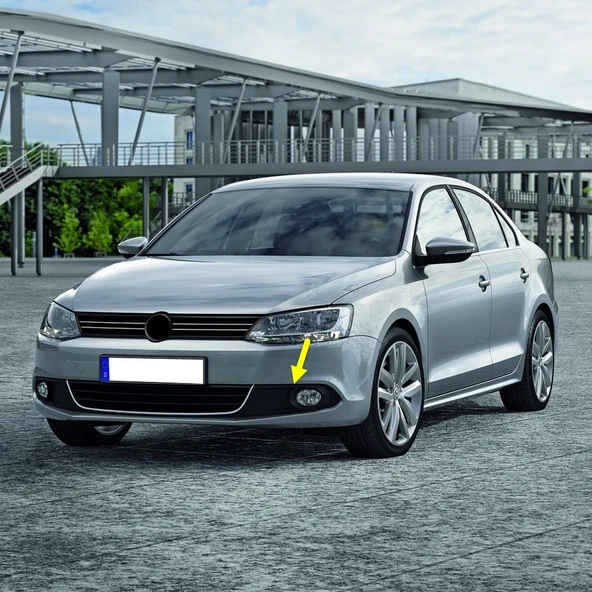 VW Jetta 2011-2014 Ön Tampon Sol Sis Farı Çerçevesi 5C6853665A