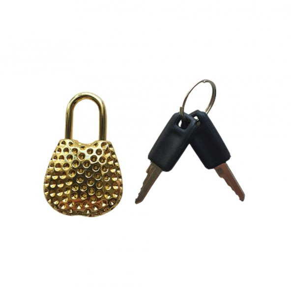ASMA KİLİT BAVUL TİPİ KALP GOLD AKAG20