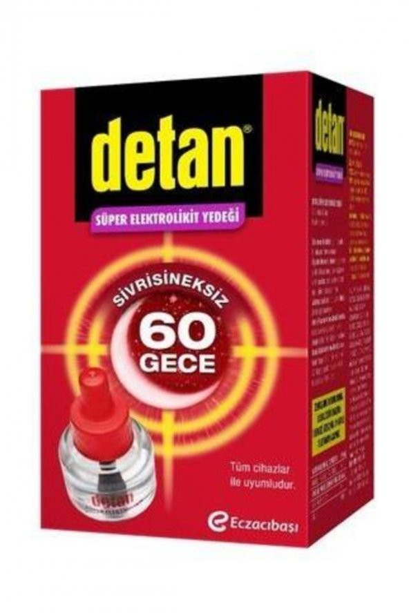 Detan Elektrolikit Yedek 60 Gece