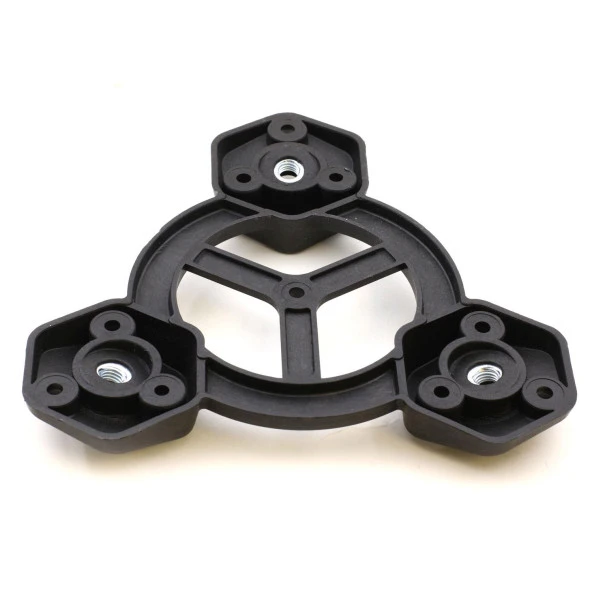 Mobilya Zigon Sehpa Ayak Aparatı Masa Üçlü Plastik Bağlantı Açılı Dereceli Ayak Tabanı 3 ADET - 6