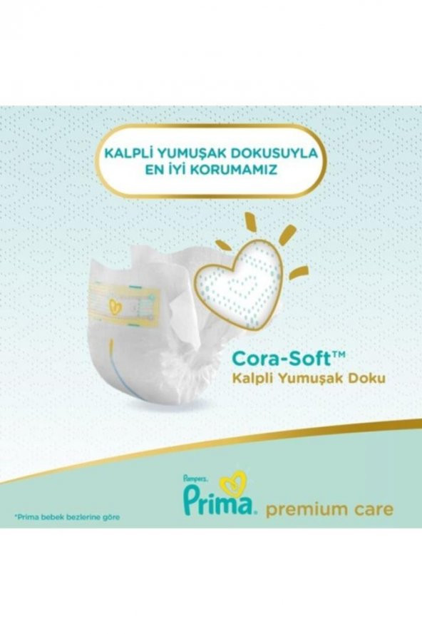 Prima Bebek Bezi Premium Care 1 Beden 140 Adet Yenidoğan Mini Jumbo Paket