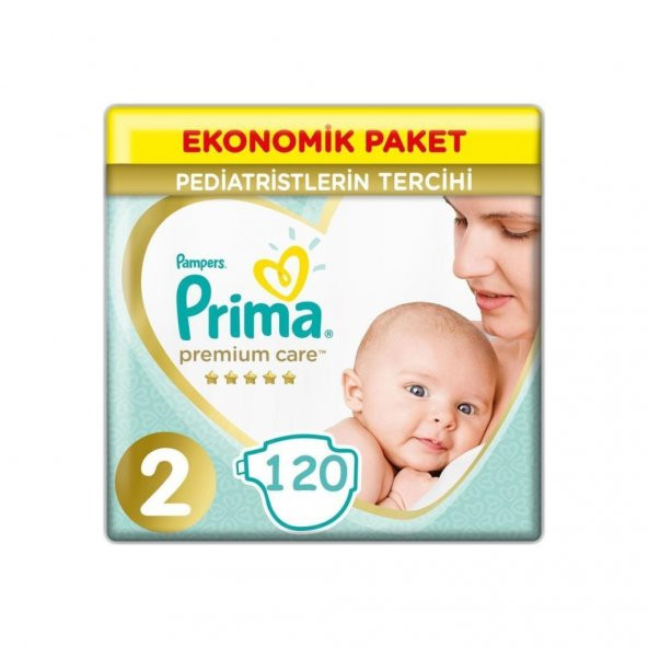 Prima Bebek Bezi Premium Care 2 Beden 120 Adet Mini Jumbo Paket