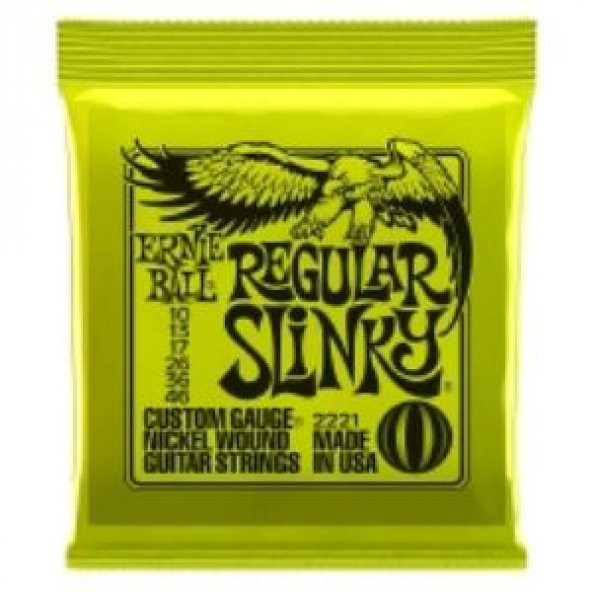 Ernie Ball P02221 Regular Slinky Nickel 10-46 Elektro Gitar Teli - 2