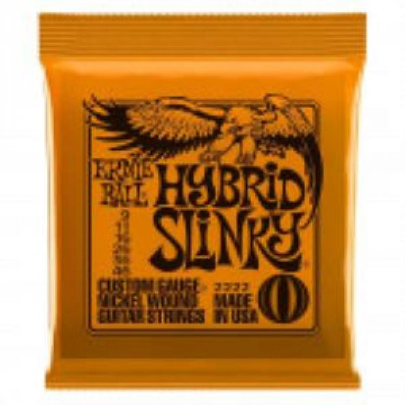 Ernie Ball P02222 Hybird Slinky Nickel 09-46 Elektro Gitar Teli