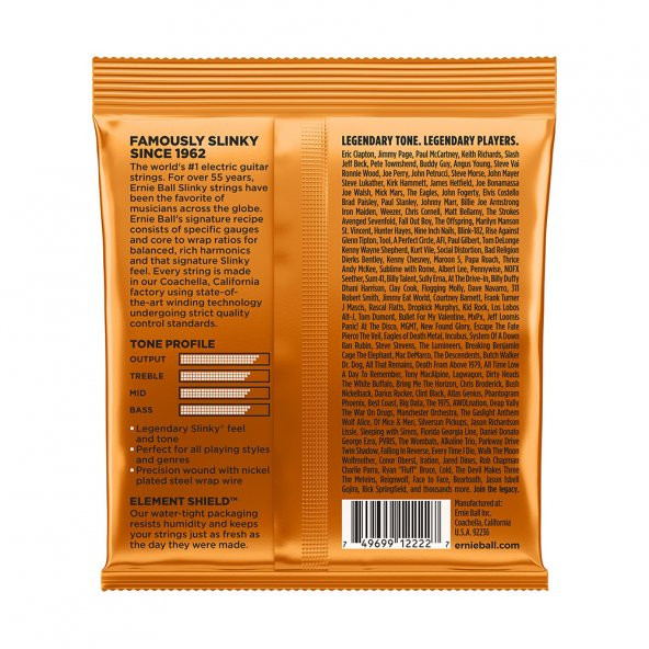 Ernie Ball P02222 Hybird Slinky Nickel 09-46 Elektro Gitar Teli - 2