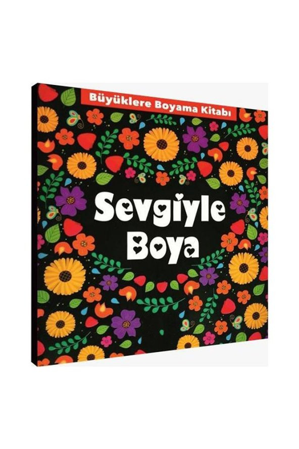 Sevgiyle Boya Büyüklere Boyama Kitabı 1 Adet Ema Boyama Kitabı Büyükler İçin Mandala Yaratıcı Boyama - 2