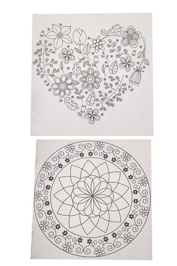 Sevgiyle Boya Büyüklere Boyama Kitabı 1 Adet Ema Boyama Kitabı Büyükler İçin Mandala Yaratıcı Boyama - 3