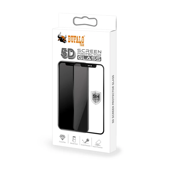 Bufalo Xiaomi 12 Lite Temperli 5D Cam Ekran Koruyucu - 2