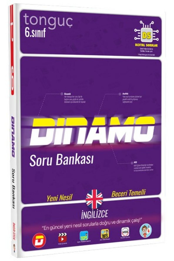 6. Sınıf Dinamo İngilizce Soru Bankası - Tonguç Yayınları