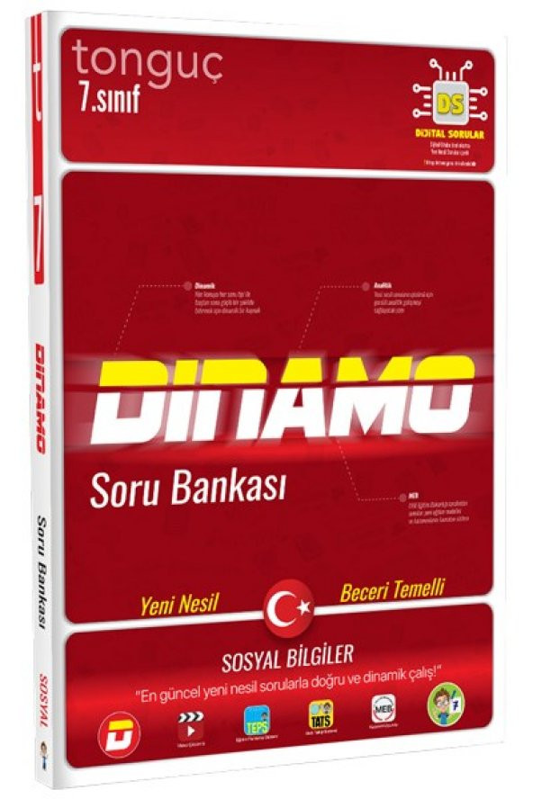 7. Sınıf Dinamo Sosyal Bilgiler Soru Bankası  - Tonguç Yayınları