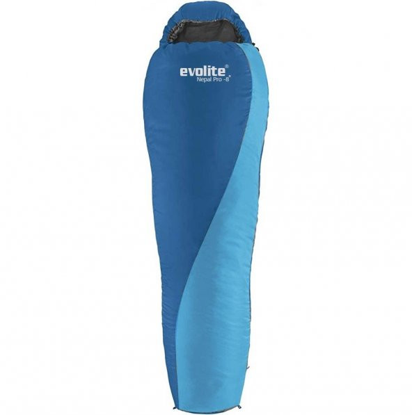 Evolite Nepal Pro -8C Uyku Tulumu Mavi Sağ