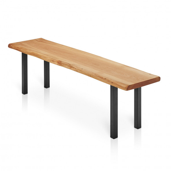 Ağaç Bench Düz Ayak 110 cm